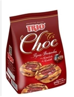 GALLETITAS TRIO TRI CHOC x500g